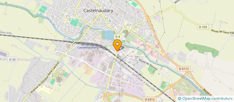 localisation de l'entreprise SCI DU RELAIS  CASTELNAUDARY