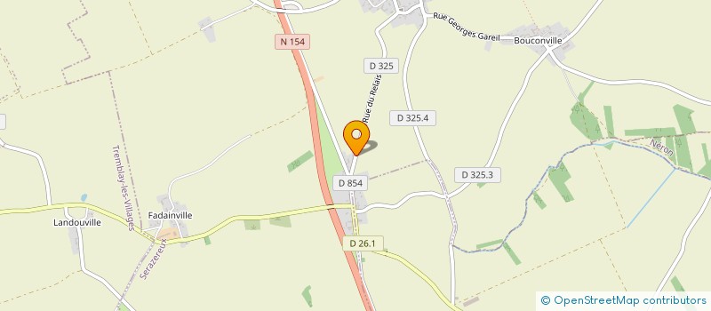 localisation de l'entreprise SCI DU RELAIS à FONTAINE-LES-RIBOUTS