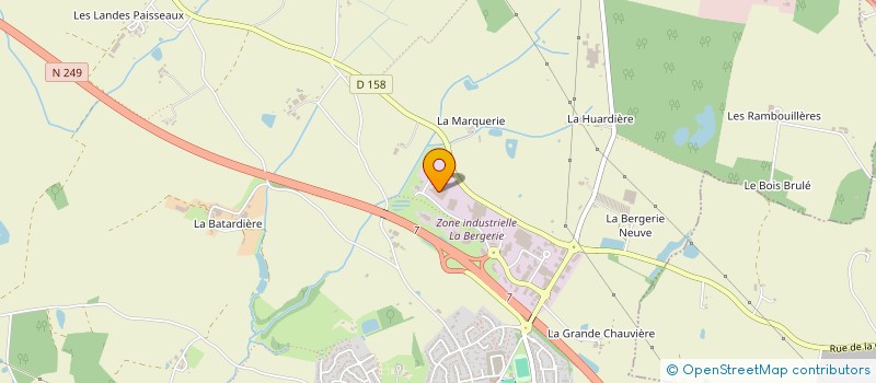 localisation de l'entreprise SCI DU RELAIS  LA SEGUINIERE