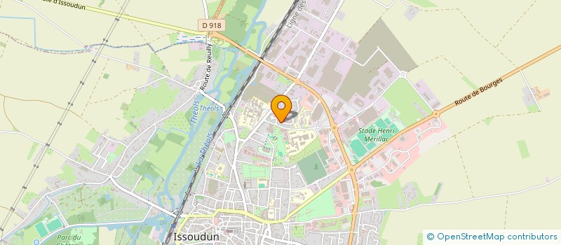 localisation de l'entreprise SCI DU RELAIS  ISSOUDUN