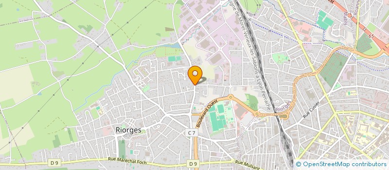 localisation de l'entreprise SCI DU RELAIS à RIORGES