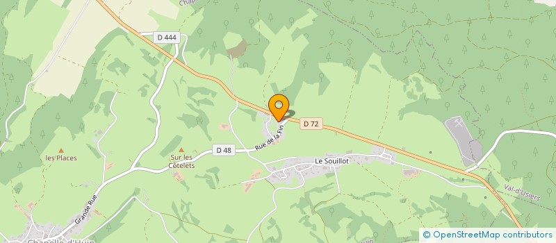 localisation de l'entreprise SCI DU RELAIS  CHAPELLE-D'HUIN