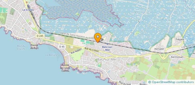 localisation de l'entreprise SCI DU RELAIS A LA TOUR  BATZ-SUR-MER