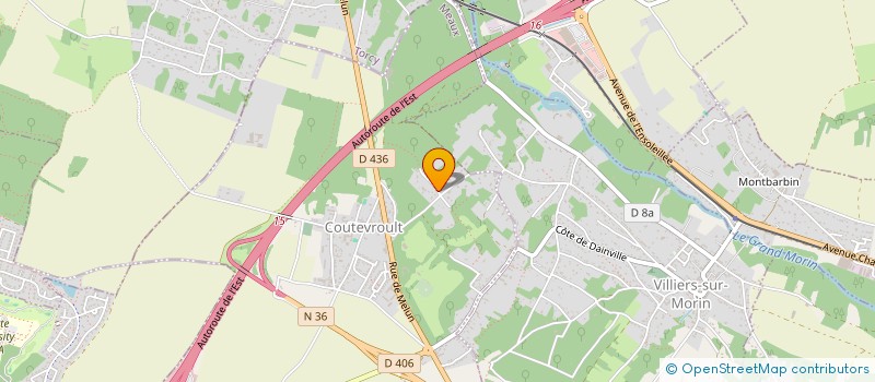 localisation de l'entreprise SCI DU RELAIS DE COURSON  COUTEVROULT