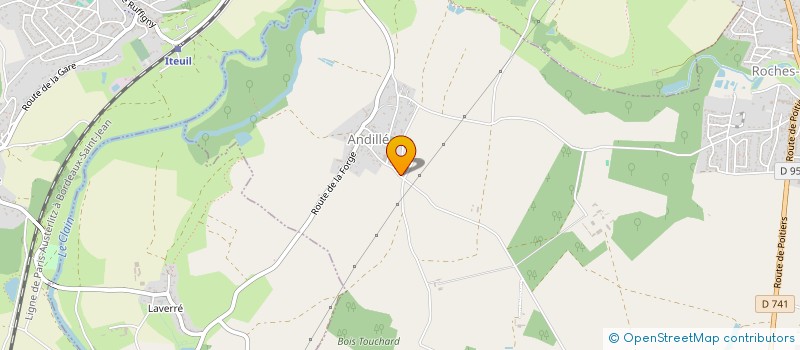 localisation de l'entreprise SCI DU RELAIS DE LA DILIGENCE  ROCHES-PREMARIE-ANDILLE