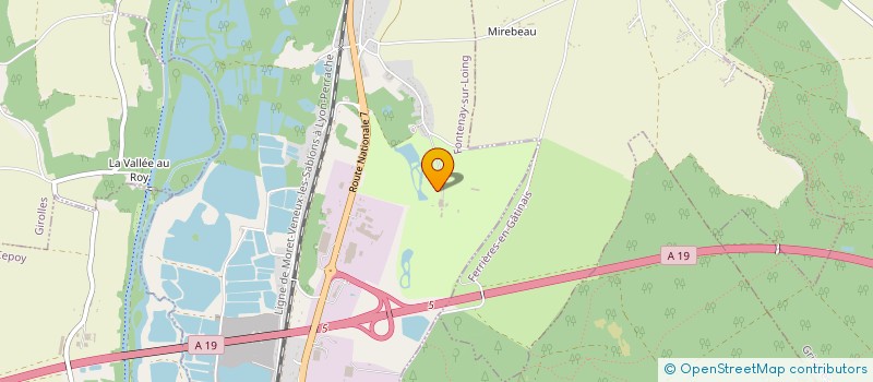 localisation de l'entreprise SCI DU RELAIS DE VAUGOUARD à FONTENAY-SUR-LOING