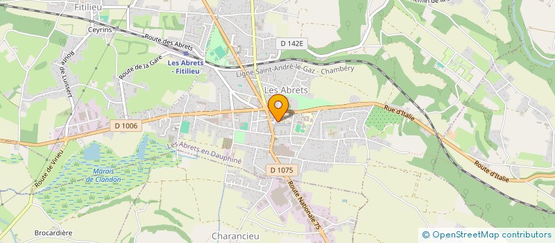 localisation de l'entreprise SCI DU RELAIS DES GRAVIERES  SAINT-ANDRE-LE-GAZ