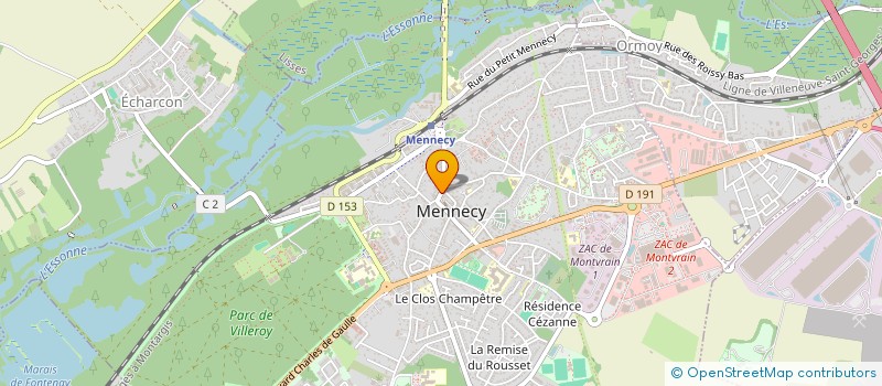 localisation de l'entreprise SCI DU RELAIS DES PECHEURS à MENNECY