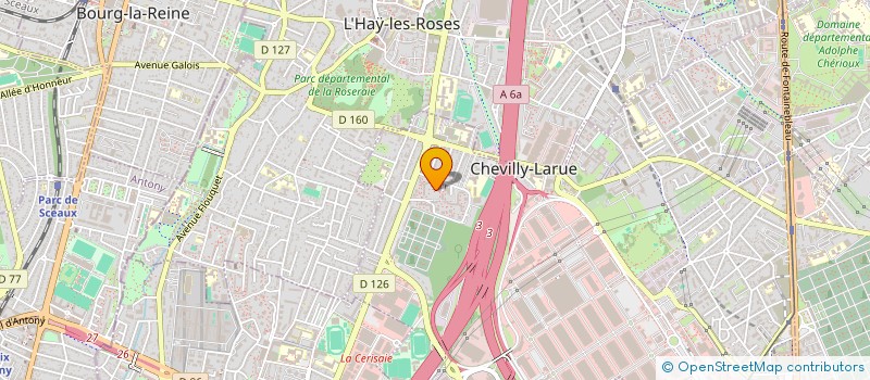 localisation de l'entreprise SCI DU RELAIS ICARE à CHEVILLY-LARUE