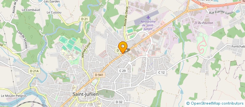 localisation de l'entreprise SCI DU RELAIS ST ROCK à SAINT-JUNIEN