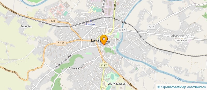 localisation de l'entreprise SCI DU REMPART  LAVAUR