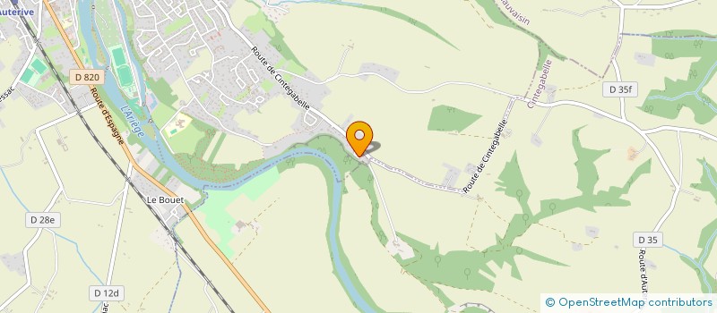 localisation de l'entreprise SCI DU REMPART  AUTERIVE