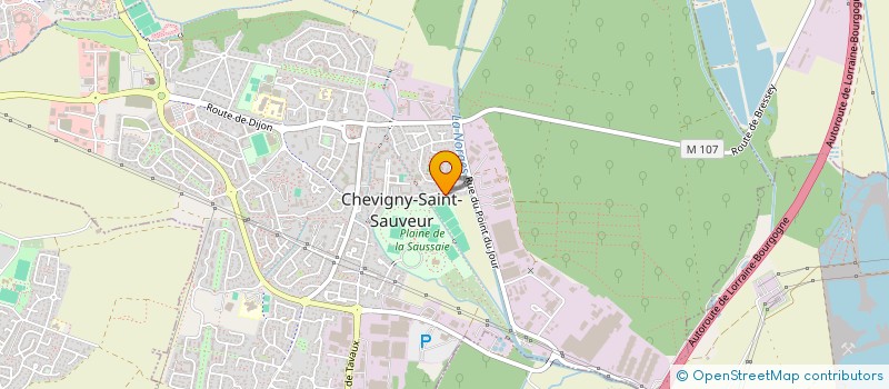 localisation de l'entreprise SCI DU REMPART  CHEVIGNY-SAINT-SAUVEUR