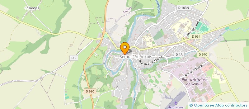 localisation de l'entreprise SCI DU REMPART  SEMUR-EN-AUXOIS