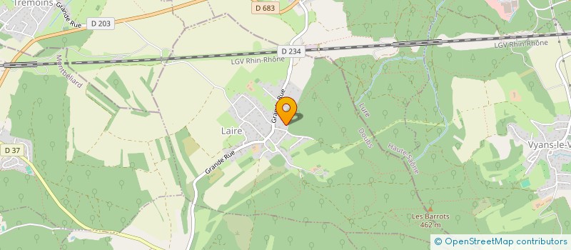 localisation de l'entreprise SCI DU REMPART à LAIRE
