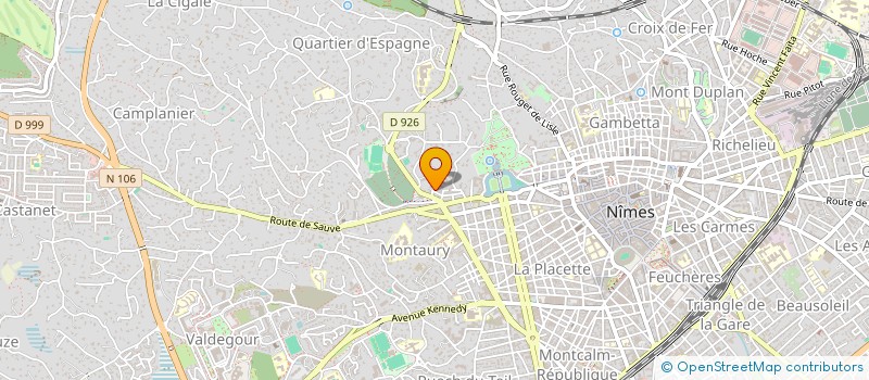 localisation de l'entreprise SCI DU REMPART ROMAIN  SAINT-CHAPTES