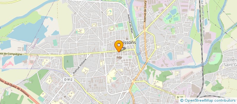 localisation de l'entreprise SCI DU REMPART SAINT MARTIN à SOISSONS