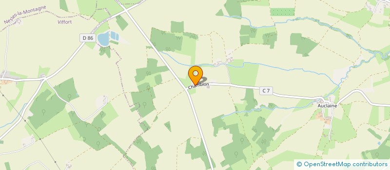 localisation de l'entreprise SCI DU RENARD  MONTLEVON