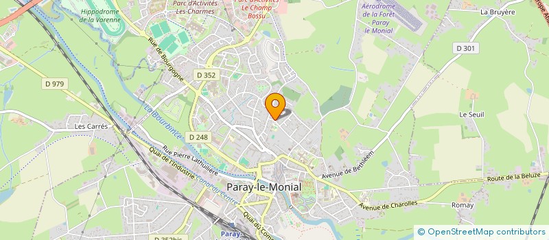 localisation de l'entreprise SCI DU RENARD  PARAY-LE-MONIAL