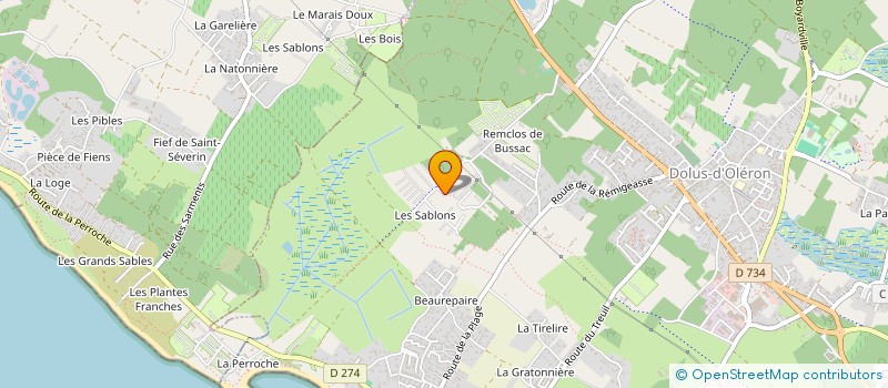 localisation de l'entreprise SCI DU RENCLOS DE BUSSAC à VERTEUIL-SUR-CHARENTE