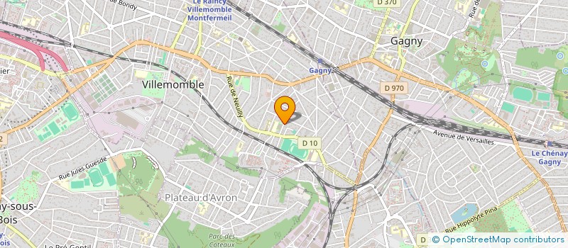 localisation de l'entreprise SCI DU RENDEZ-VOUS à VILLEMOMBLE