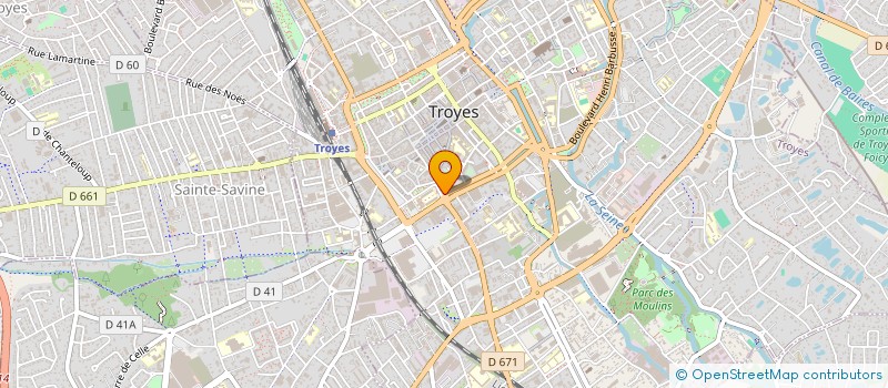 localisation de l'entreprise SCI DU RENOUVEAU à TROYES