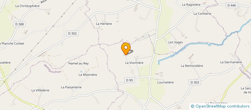 localisation de l'entreprise SCI DU RENOUVEAU  CERISY-LA-SALLE