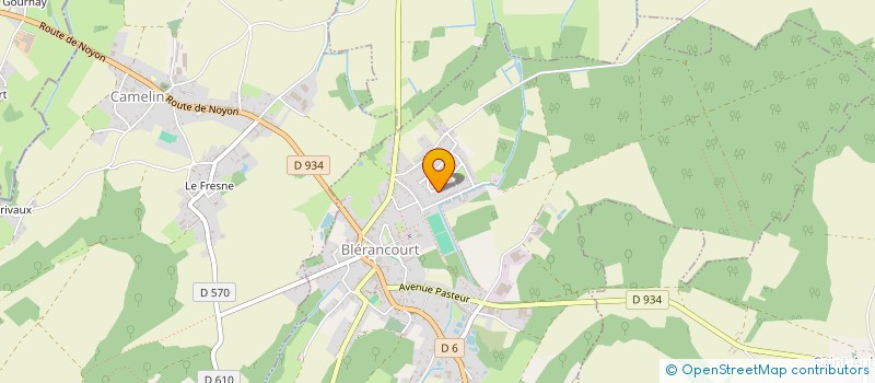 localisation de l'entreprise SCI DU RENOUVEAU  BLERANCOURT