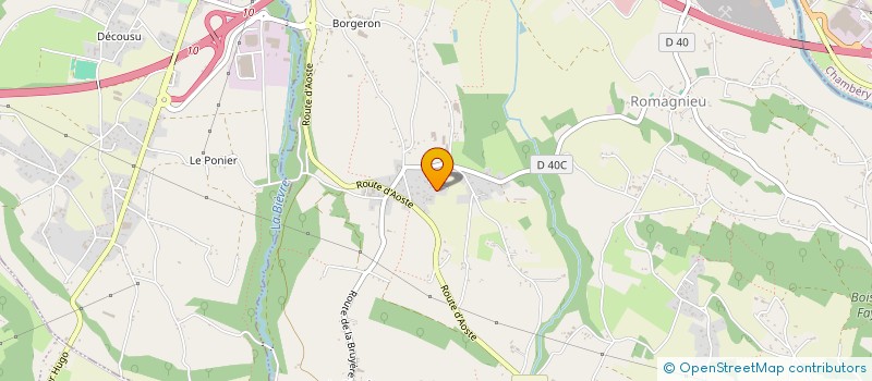 localisation de l'entreprise SCI DU RENOUVEAU à ROMAGNIEU
