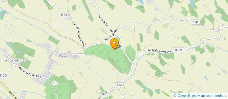 localisation de l'entreprise SCI DU RENOUVEAU  VERFEIL