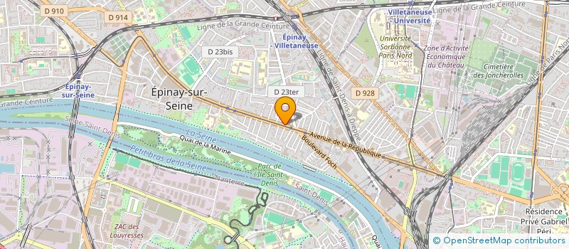 localisation de l'entreprise SCI DU RENOUVEAU à EPINAY-SUR-SEINE
