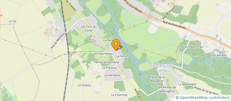 localisation de l'entreprise SCI DU REPOS  NALLIERS