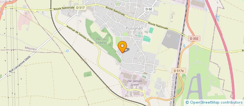 localisation de l'entreprise SCI DU RESERVOIR  PUSIGNAN