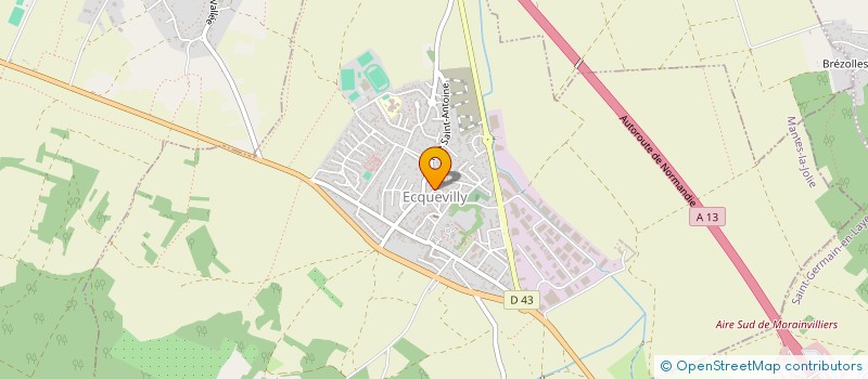 localisation de l'entreprise SCI DU RESERVOIR  ECQUEVILLY