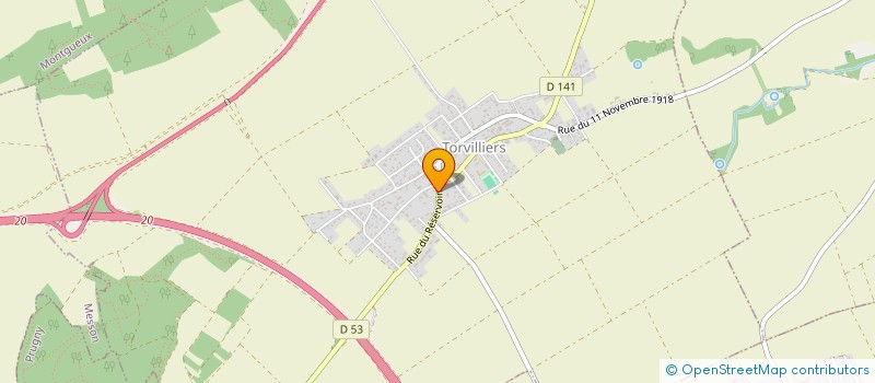 localisation de l'entreprise SCI DU RESERVOIR S&T  SAINTE-SAVINE