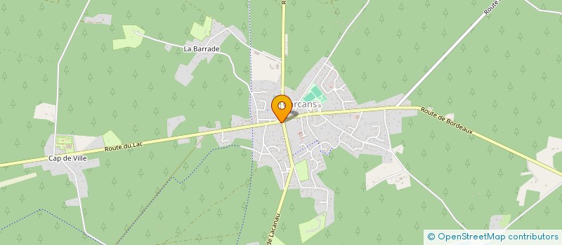 localisation de l'entreprise SCI DU RESINIER  CARCANS