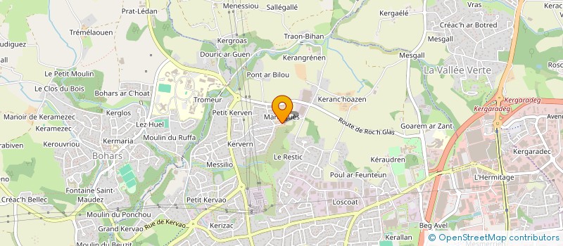 localisation de l'entreprise SCI DU RESTIC  BREST