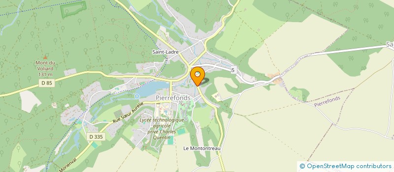 localisation de l'entreprise SCI DU RETOUCHEUR  BERNEUIL-SUR-AISNE