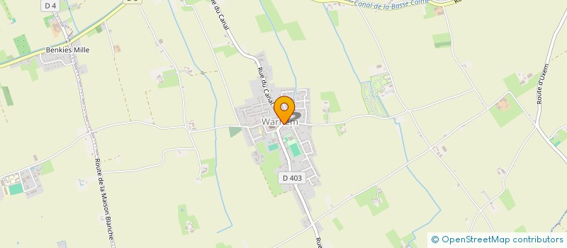 localisation de l'entreprise SCI DU REUZE  WARHEM