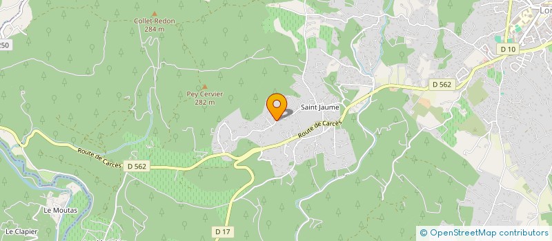 localisation de l'entreprise SCI DU REVELIN  LORGUES