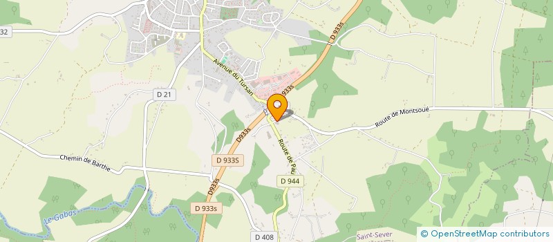 localisation de l'entreprise SCI DU REY à SAINT-SEVER