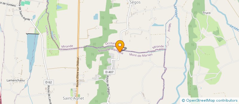 localisation de l'entreprise SCI DU REY  SAINT-AGNET