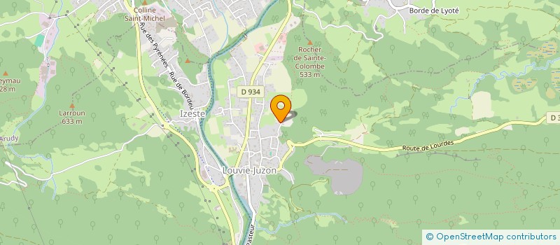 localisation de l'entreprise SCI DU REY  LOUVIE-JUZON