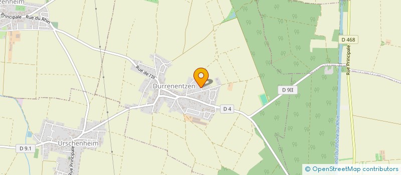 localisation de l'entreprise SCI DU RHIN  DURRENENTZEN