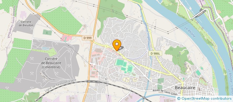 localisation de l'entreprise SCI DU RHONE  FOURQUES