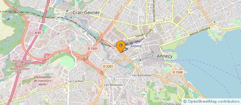 localisation de l'entreprise SCI DU RHONE  ANNECY