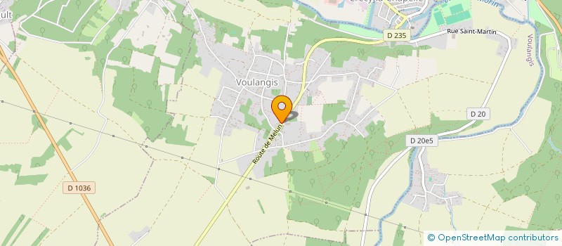 localisation de l'entreprise SCI DU RHUM  VOULANGIS