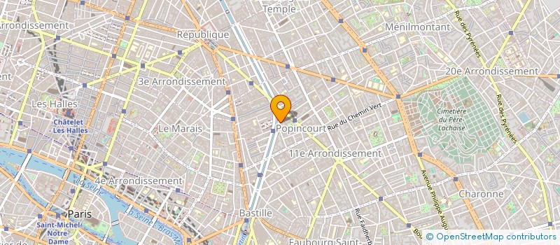 localisation de l'entreprise SCI DU RIABLAY  PARIS