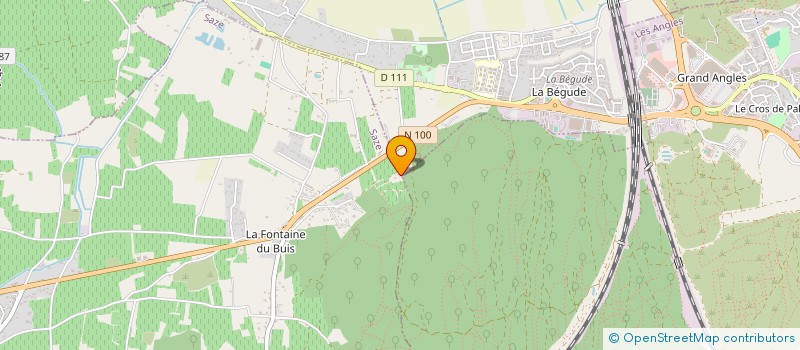 localisation de l'entreprise SCI DU RIBAN  SAZE