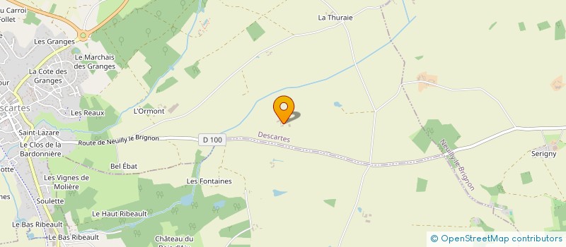 localisation de l'entreprise SCI DU RIBEAULT  ABILLY